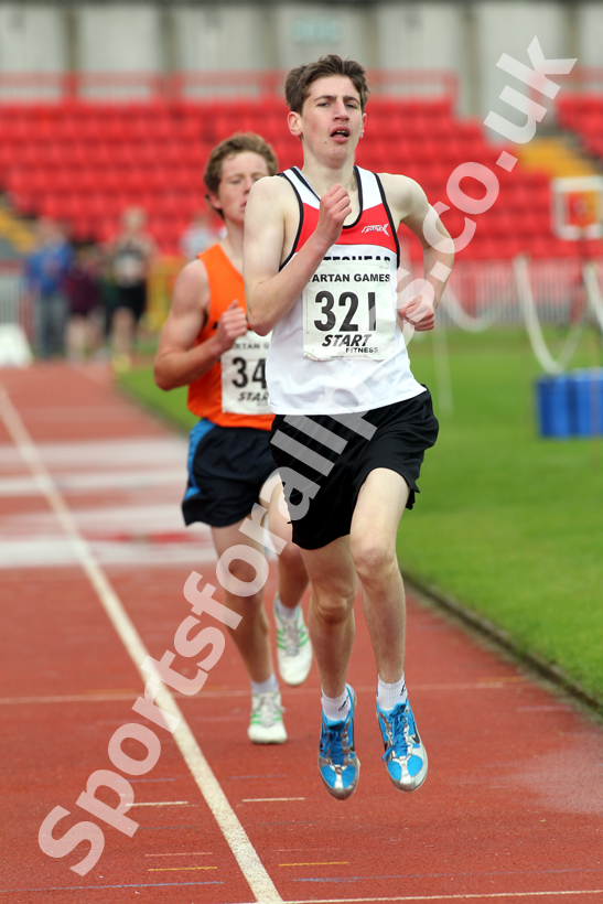 Christopher Nicholson (Gateshead Harriers), Under17s 1500 metres, Gateshead Tartan Games
